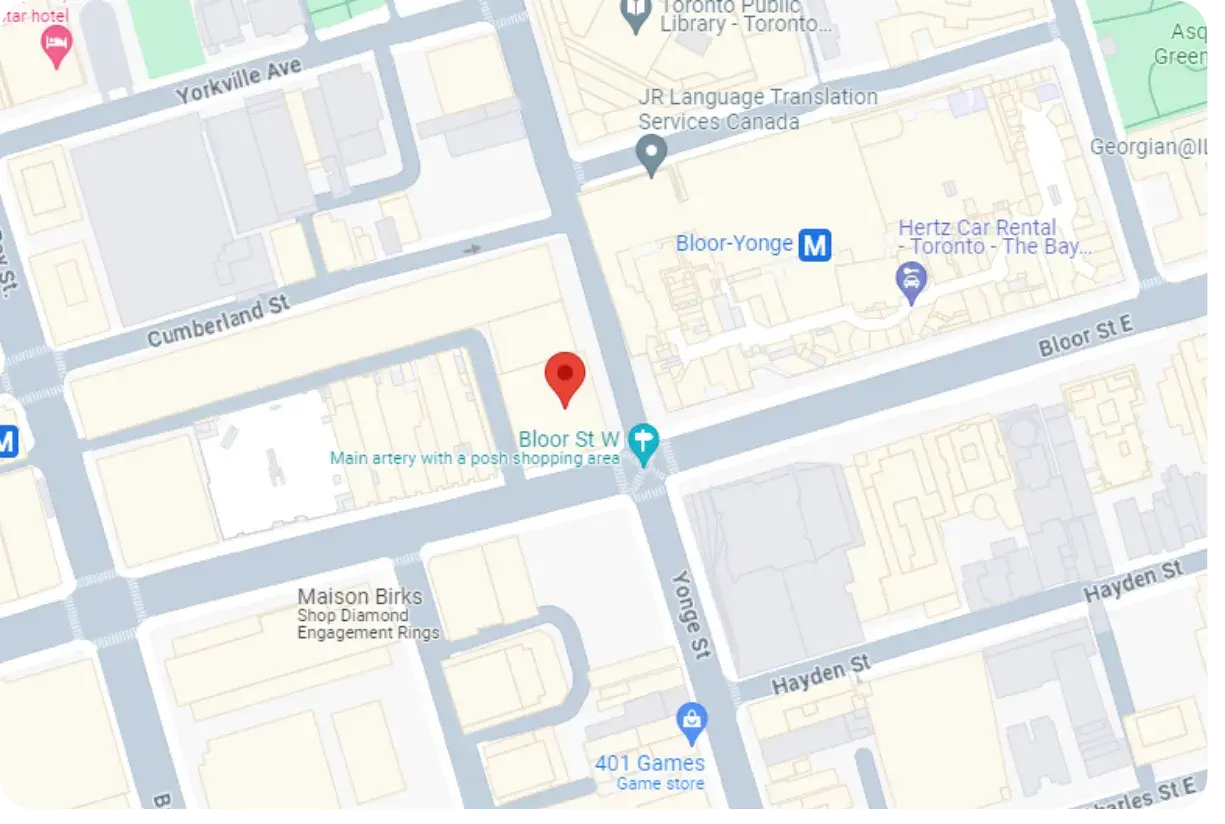 Google Maps - Toronto