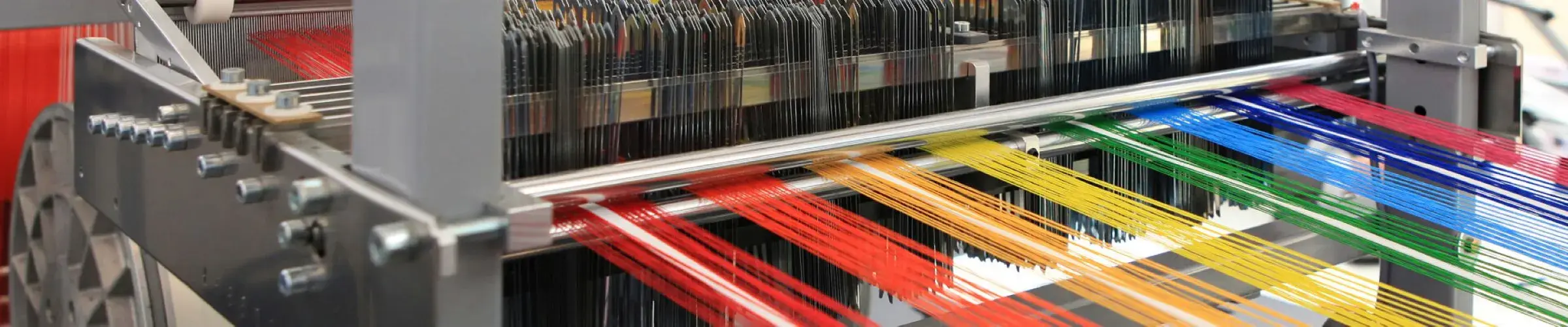 Spinning machine in a textile factory