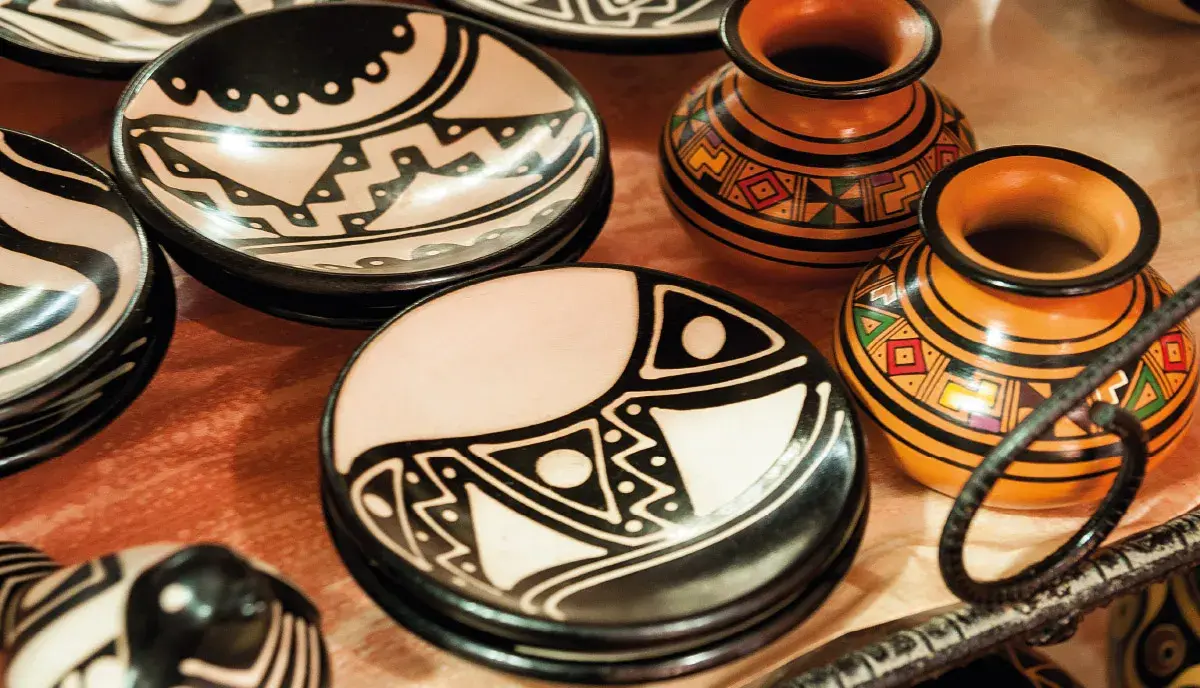 Artesanías colombianas en Estados Unidos.