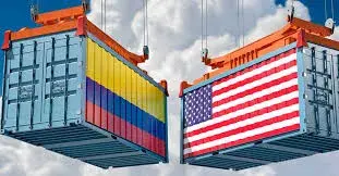 Conteiner de Colombia y Estados Unidos