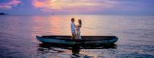 Pareja en el mar
