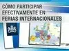 Cómo participar efectivamente en ferias internacionales