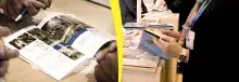 Publicaciones persona con revista