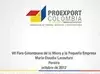 VII Foro Colombiano de la micro y la pequeña empresa - María Claudia Lacouture