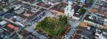 Panoramic photography of the city