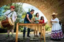 Cinco músicos Colombianos