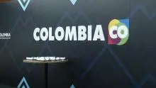 Letrero en evento de Colombia CO 