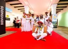 Bailarines y músicos folclóricos Colombianos 
