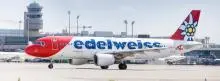 Avión de aerolínea suiza Edelweiss Air