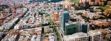 Panoramic photography of the city