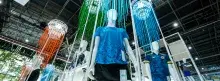 Evento de moda con maniquíes 