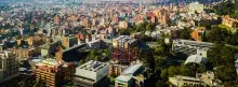 Panoramic photography of the city