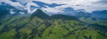 Panoramic landscape photography