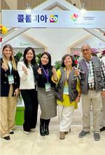 Fotografía de Empresas Colombianas en Feria de Flores Goyang 2024