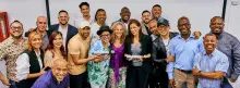 Fotografía del Grupo Niche con EQUIPO Colombia CO 