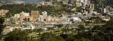 Panoramic photography of the city