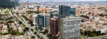 Fotografía panorámica de ciudad 