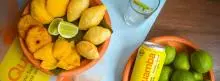 Empanadas y arepas típicas de Colombia
