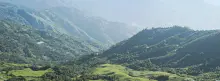 Paisaje con montañas en Colombia