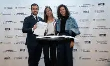 Fotografía de alianza entre ProColombia y la Asociación de Emprendedores