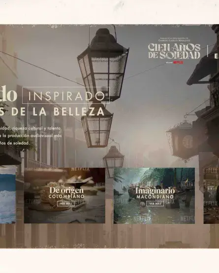 Cobranding entre ProColombia y Netflix para Cien años de soledad