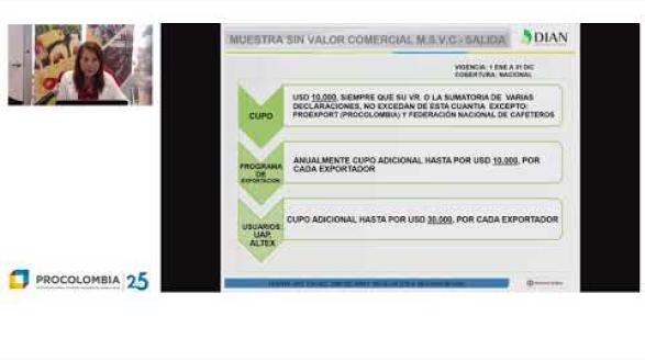 Preview image for the video "Webinar: Cómo Exportar sus Muestras Sin Valor Comercial al Mundo".