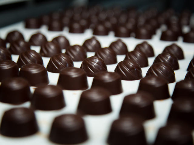 Proceso de producción de dulces colombianos para exportar.