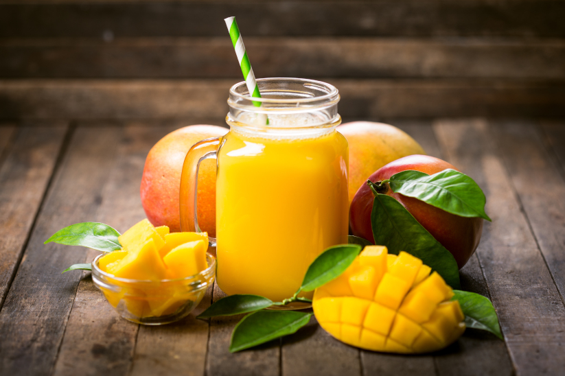 Jugo de mango fresco